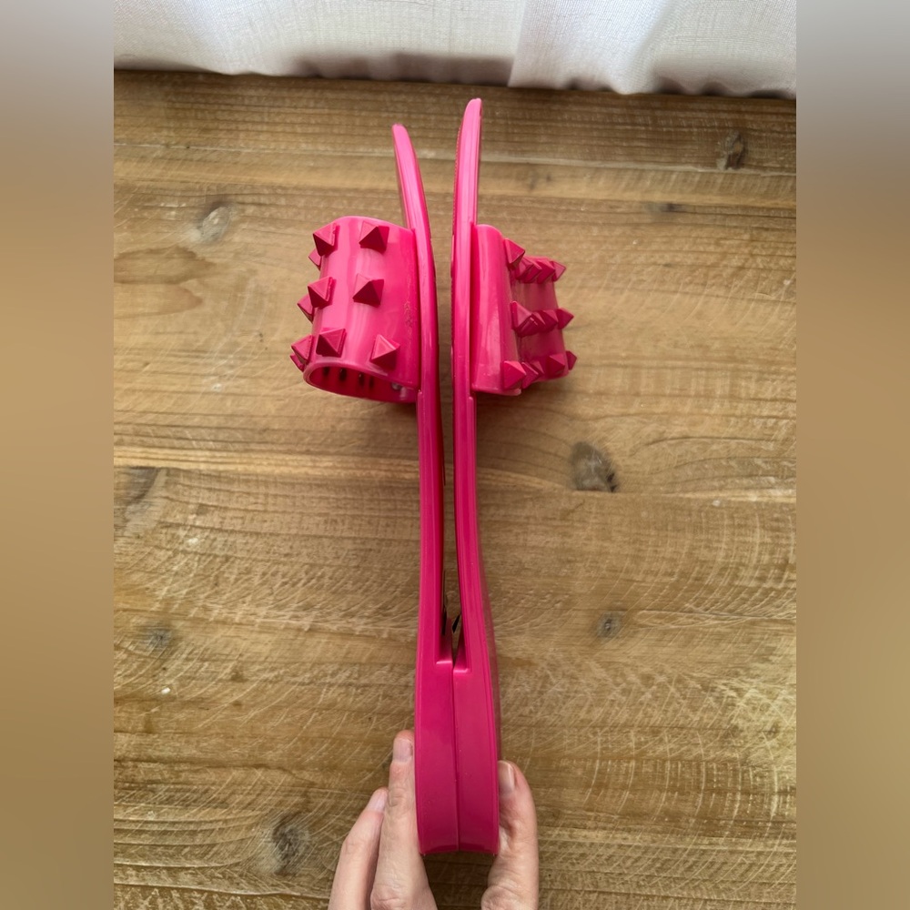 Dolce Vita Pink Studded Jelly Sandal Size 7 New - Picture 8 of 9